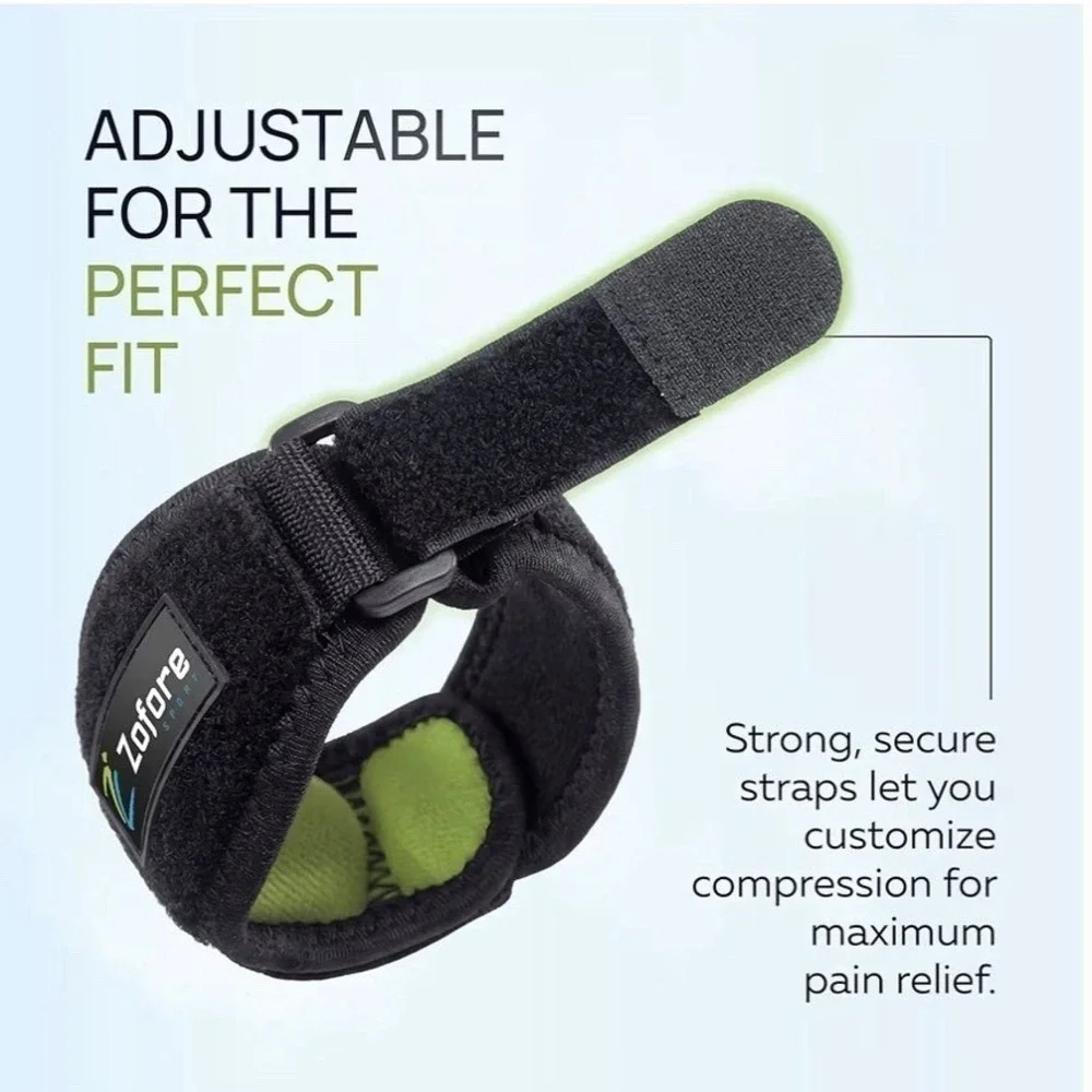 ZOFORE Sport Tennis Elbow Brace 2 Pack Compression Strap Tendonitis Support
